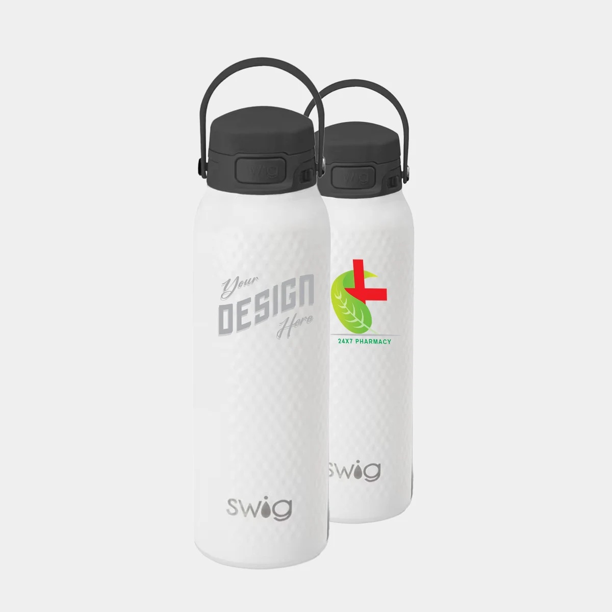 32 oz SWIG® Stainless Steel Insulated Leakproof Golf EZ Fill Water Bottle, custom water bottle with logo imprint 1