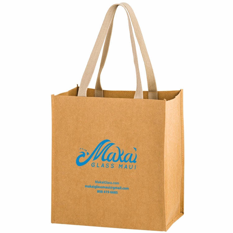Washable Kraft Paper Grocery Tote | RIVER