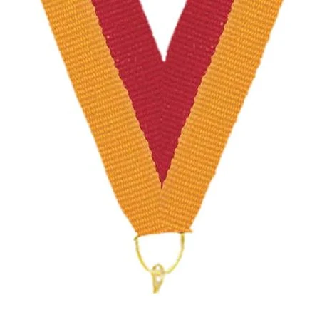 0.875" x 30" Red Gold Gold Snap Clip Stock 1