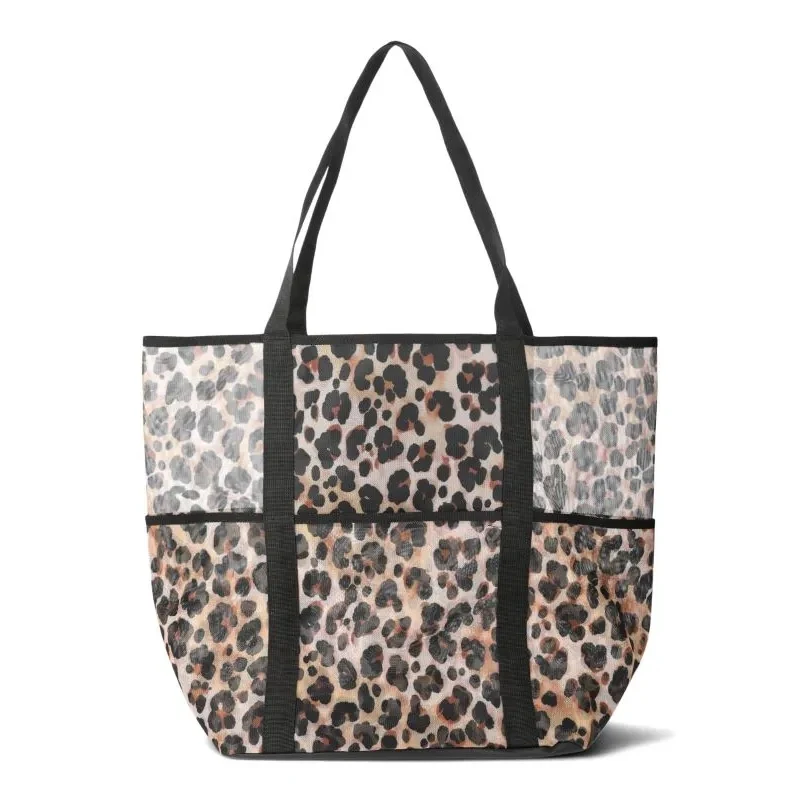 No Boundaries Mesh Beach Tote Bag 1