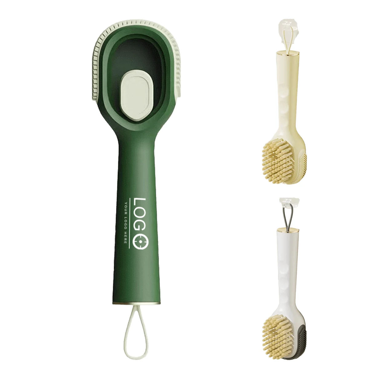 Soap Dispenser Shoe Brush with Soft Bristles 1