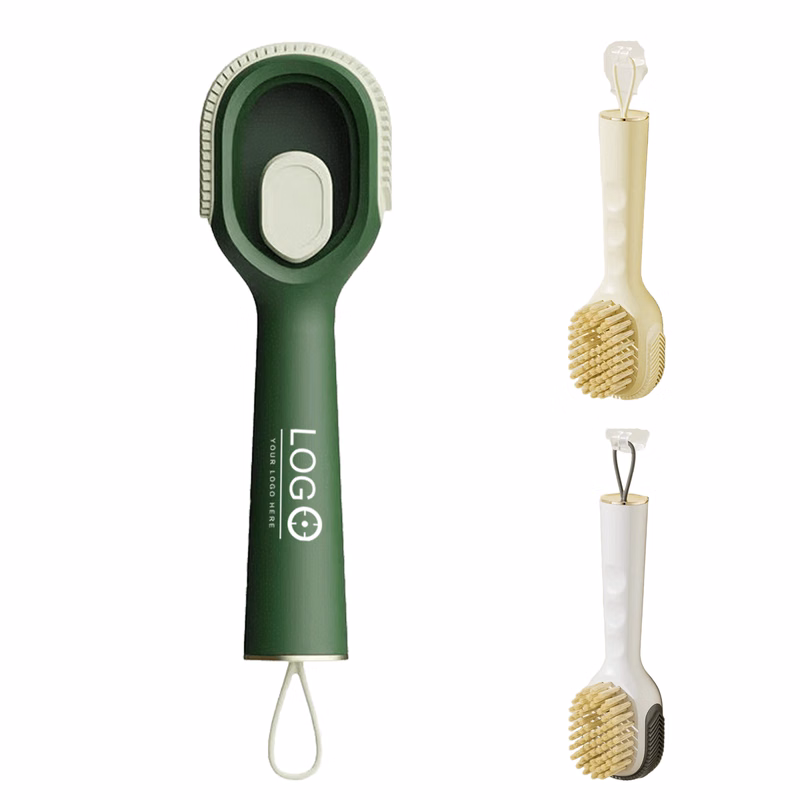 Soap Dispenser Shoe Brush with Soft Bristles