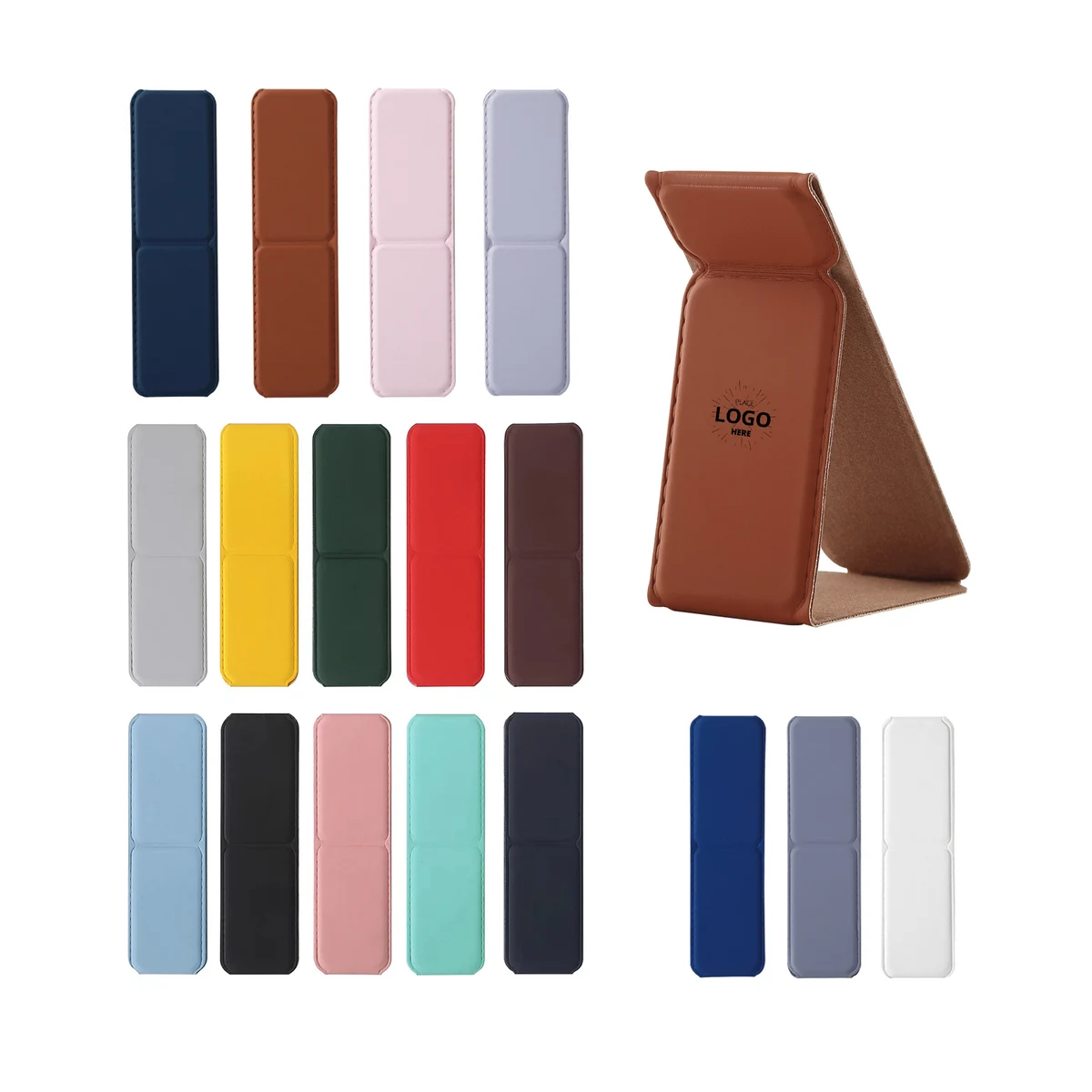 Folding Pu Leather Phone Stand 1