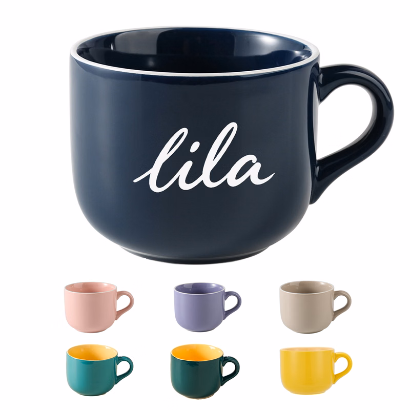 20oz Large Capacity Ceramic Mug w/ Handle