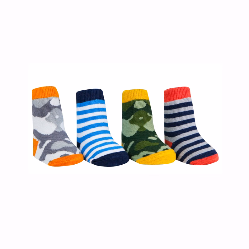 Premium Knit Jacquard design Infant / Toddler Socks, Baby Socks