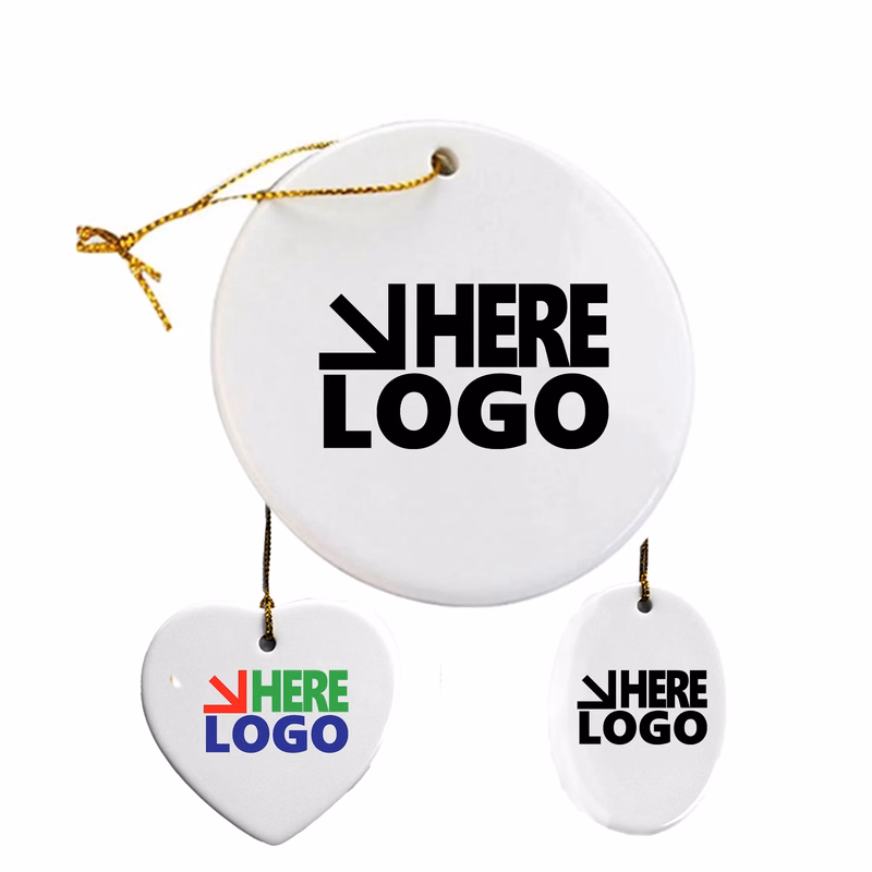 MOQ 15 Custoon Christmas Ceremic Pendant