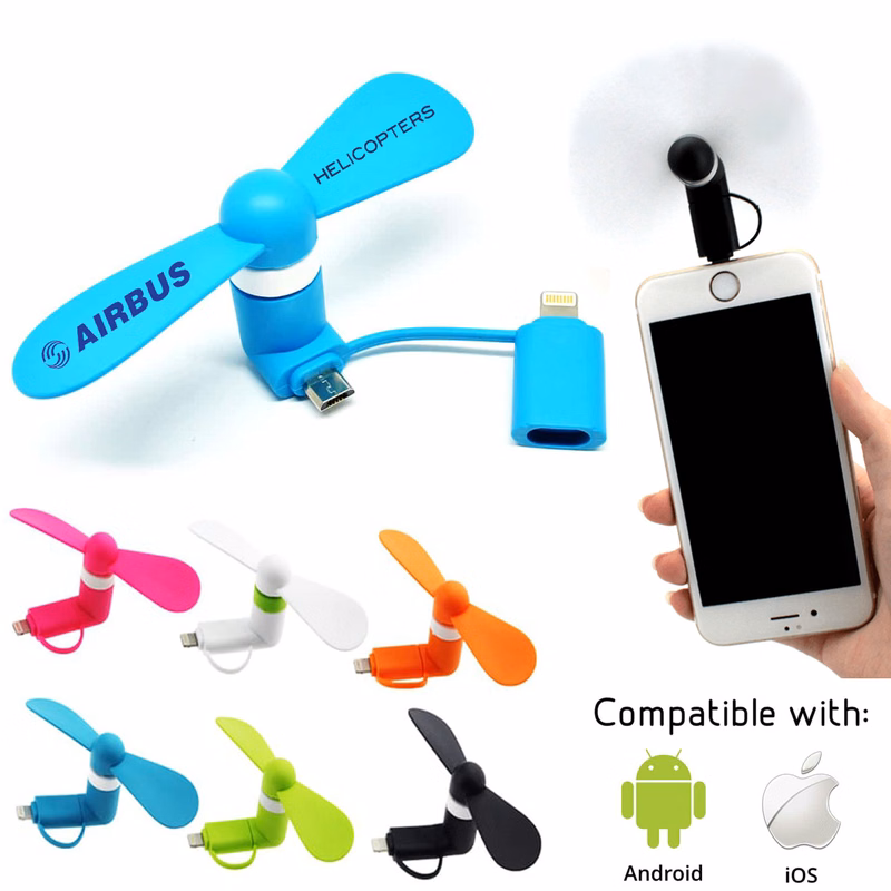 Portable USB Cellphone Fan