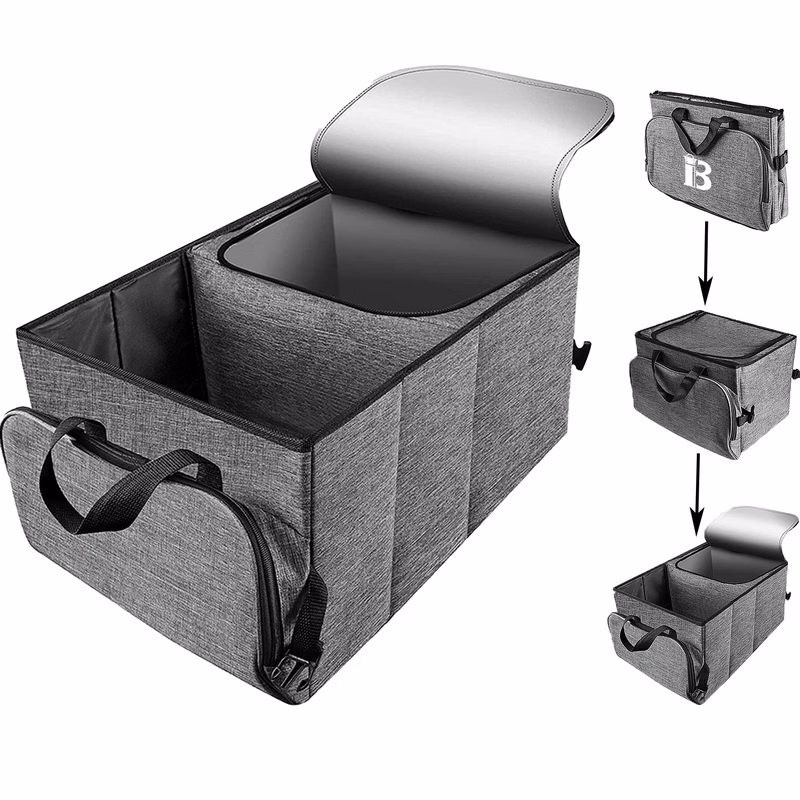 45L Foldable Car Trunk Storage Box Oxford Organizer