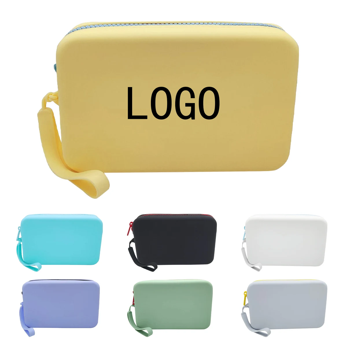 Silicone Toiletry Coin Wallet Storage Bag Carrying Bag 1