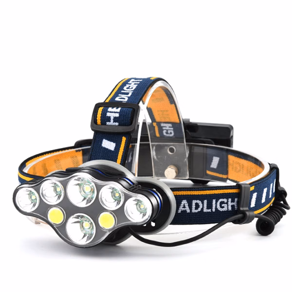Super Bright Rechargeable headlamp 8 LED with