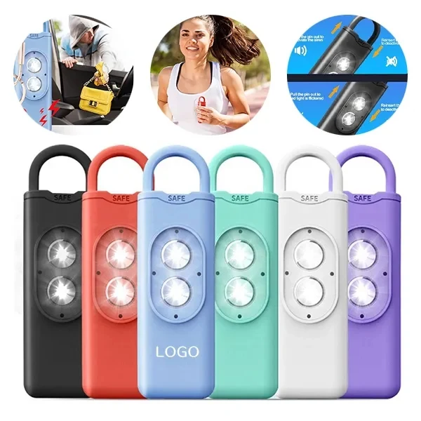 Personal Safety Alarm with Loud Siren and Flashing Light 1