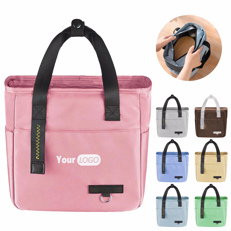 Oxford Durable Waterproof Insulated Lunch Bag With Leak-Proof Interior
