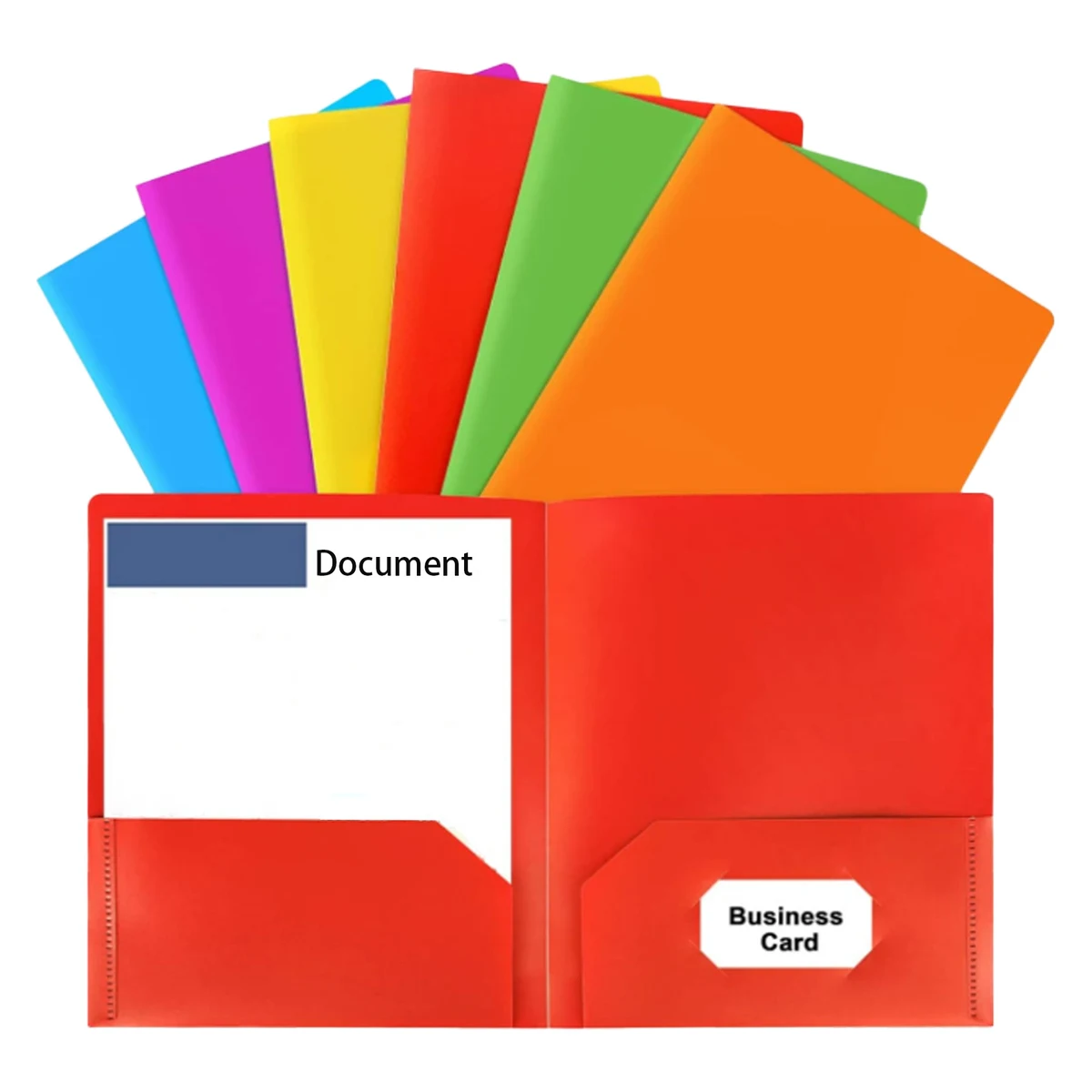 Plastic Folders with Pockets 1