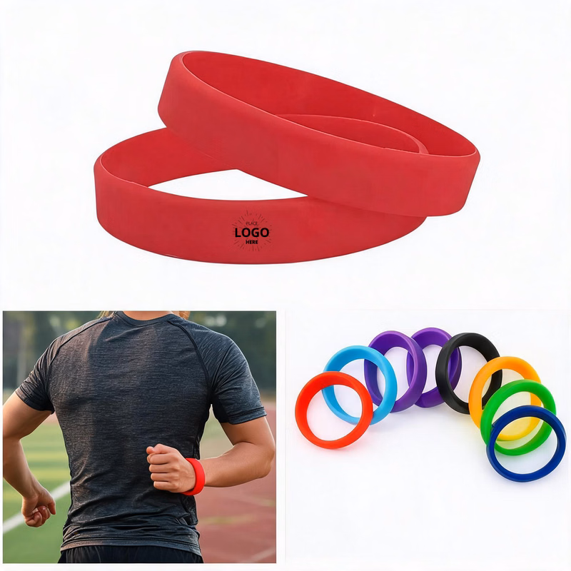 Logo Print Wristbands