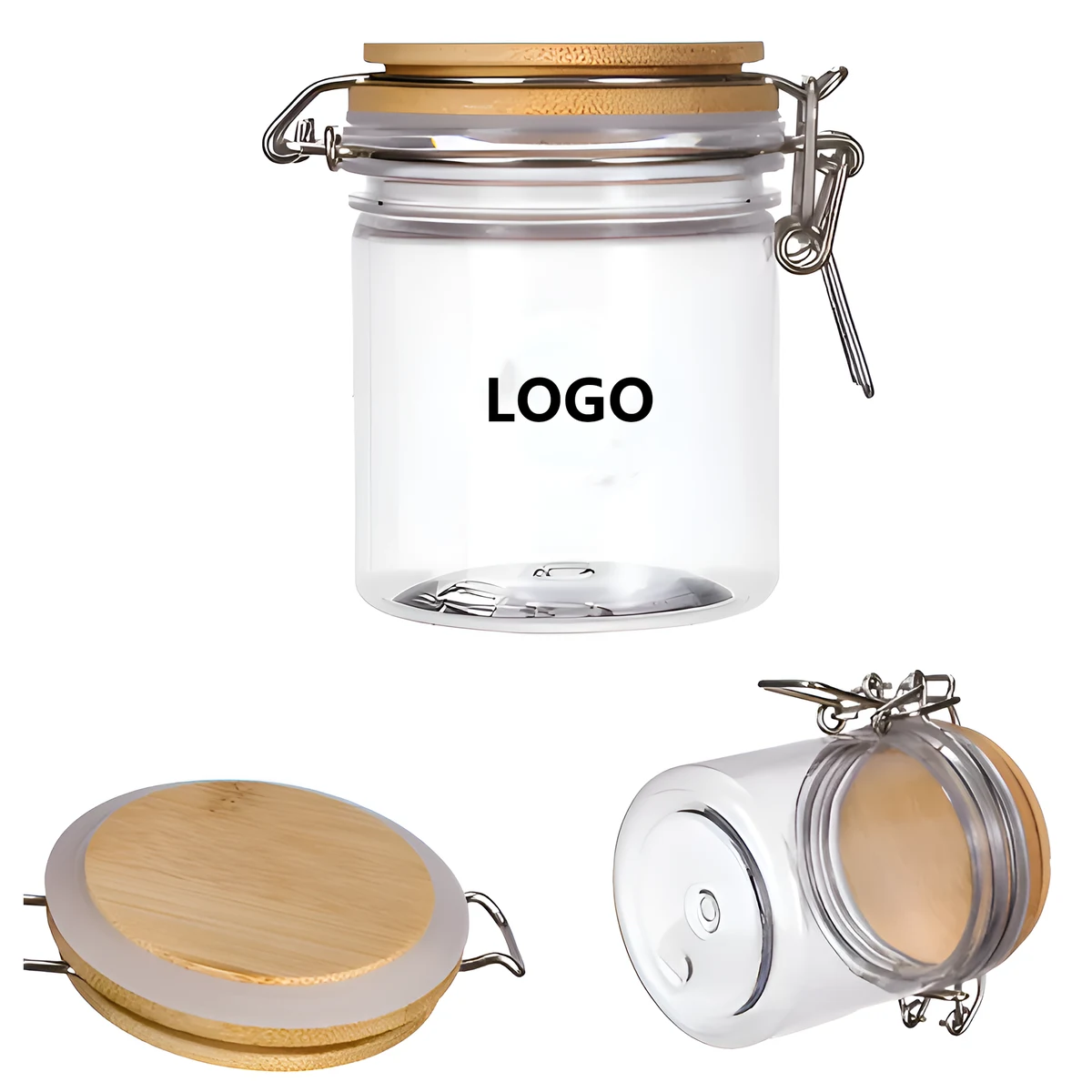 10 OZ Plastic Airtight Storage Jar 1