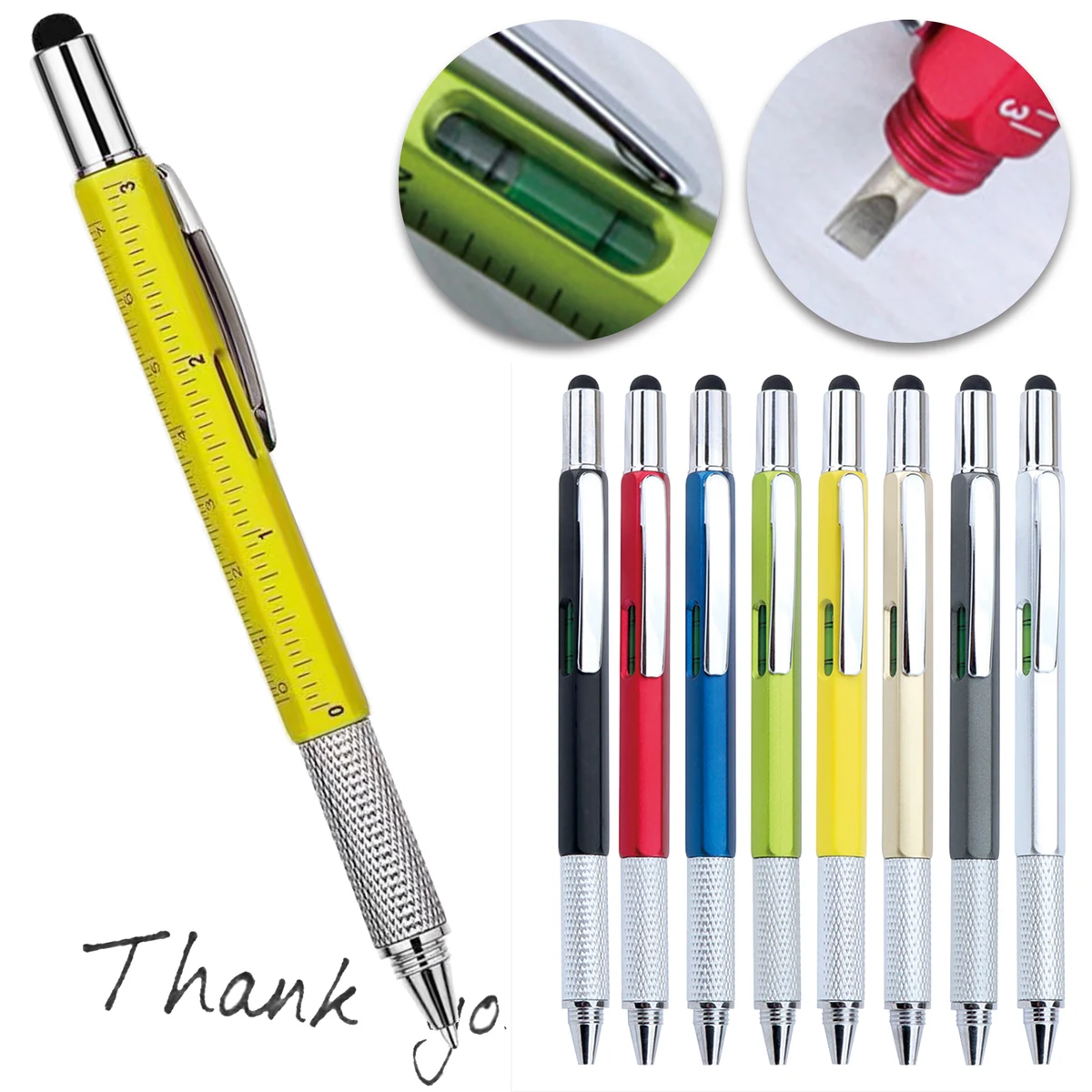 6-in-1 Stylus Tool Pen MOQ 100pcs 1