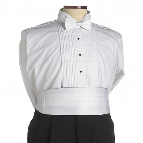 White Cummerbund 1