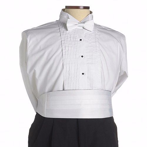 White Cummerbund