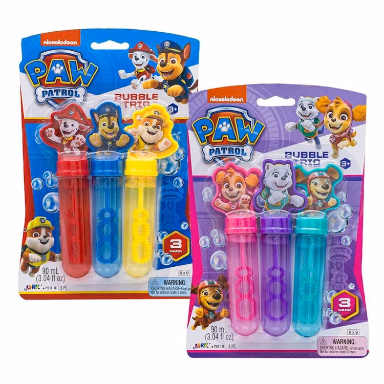 Paw Patrol Bubble 3 Pack - Assorted