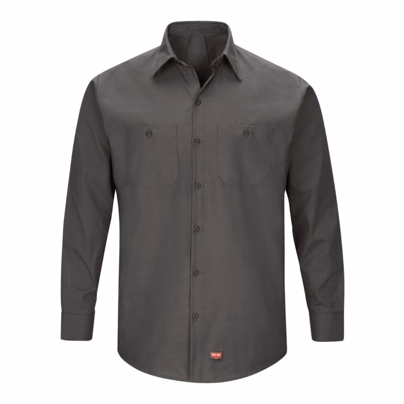 Red Kap Men's Tall Mimix™ Long Sleeve Work Shirt - SX10T