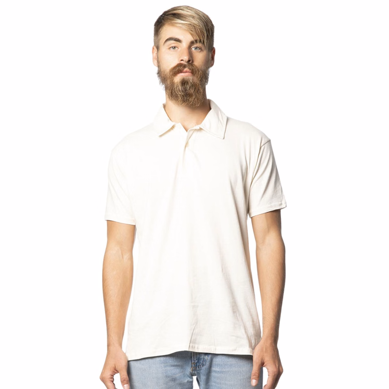 Unisex USA Made Organic Polo Shirt
