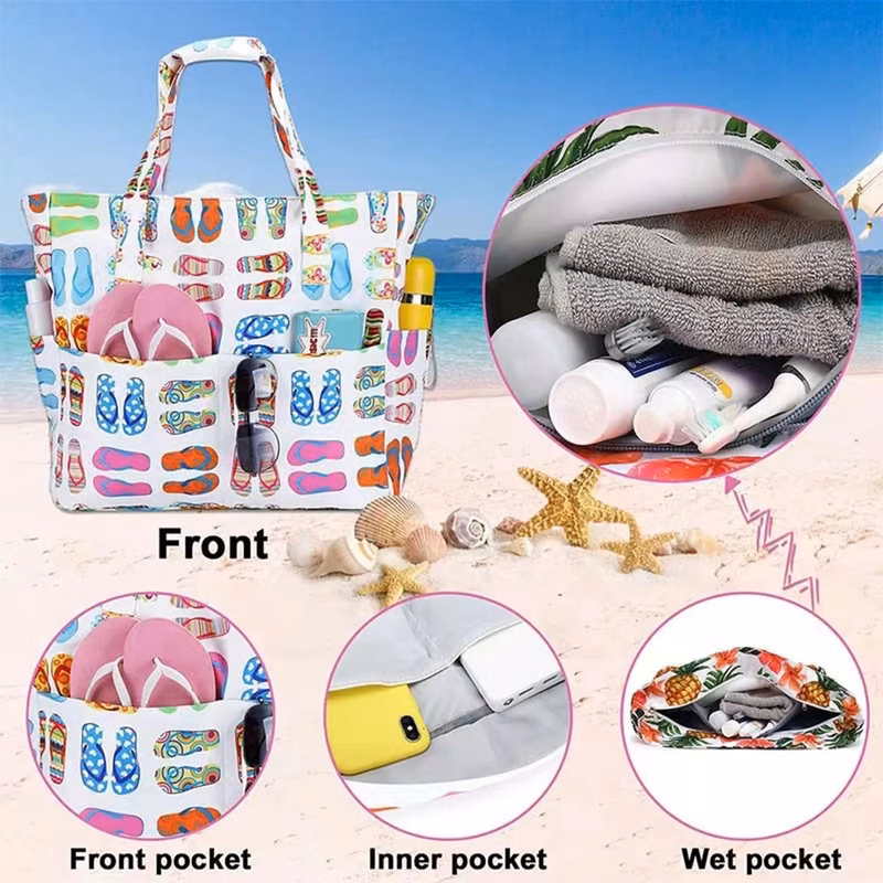 Waterproof Beach Tote Pool Bags Women