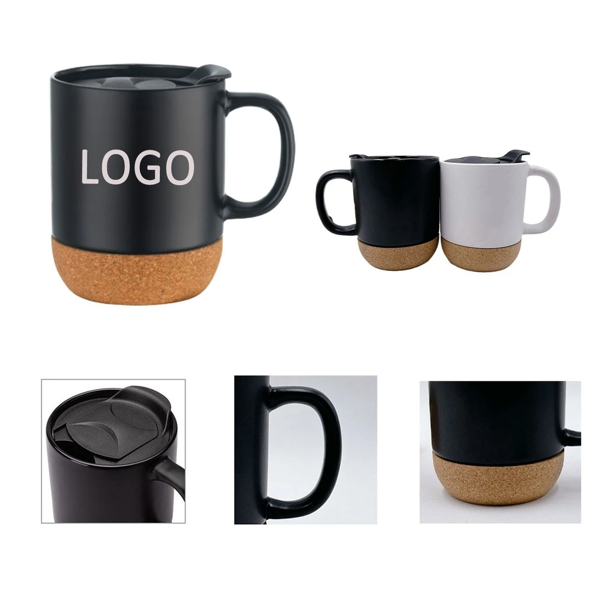 Cork Base Ceramic Mug 1