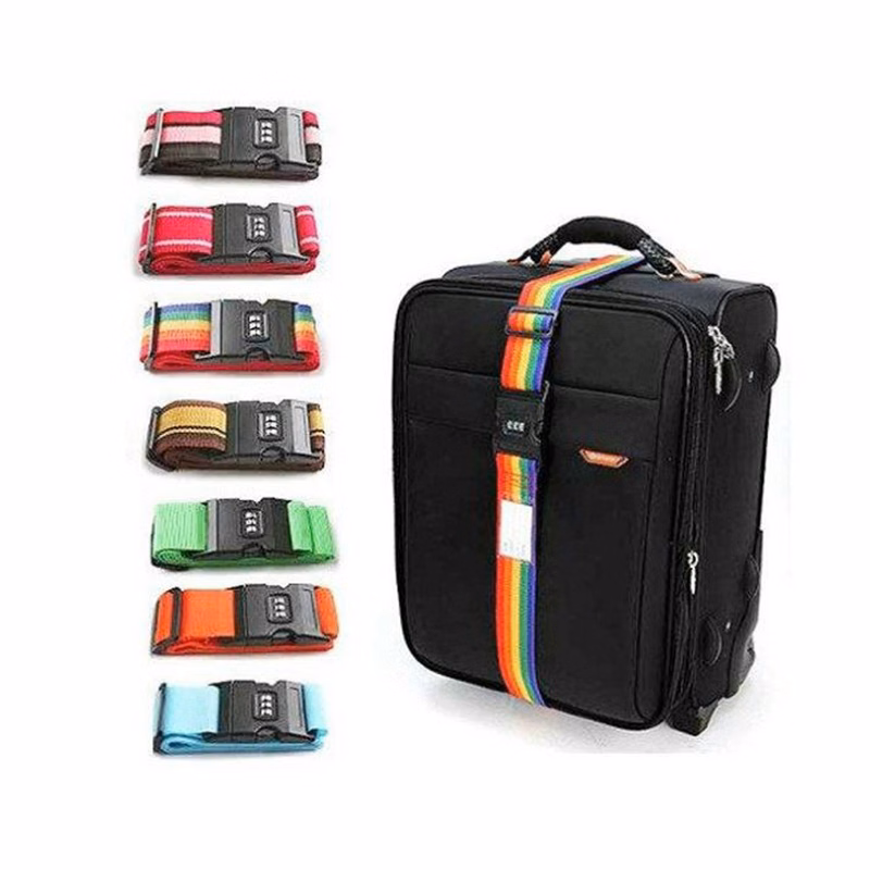 72" Adjustable Luggage Belt – Optional Full-Color Sublimation or Jacquard Decoration