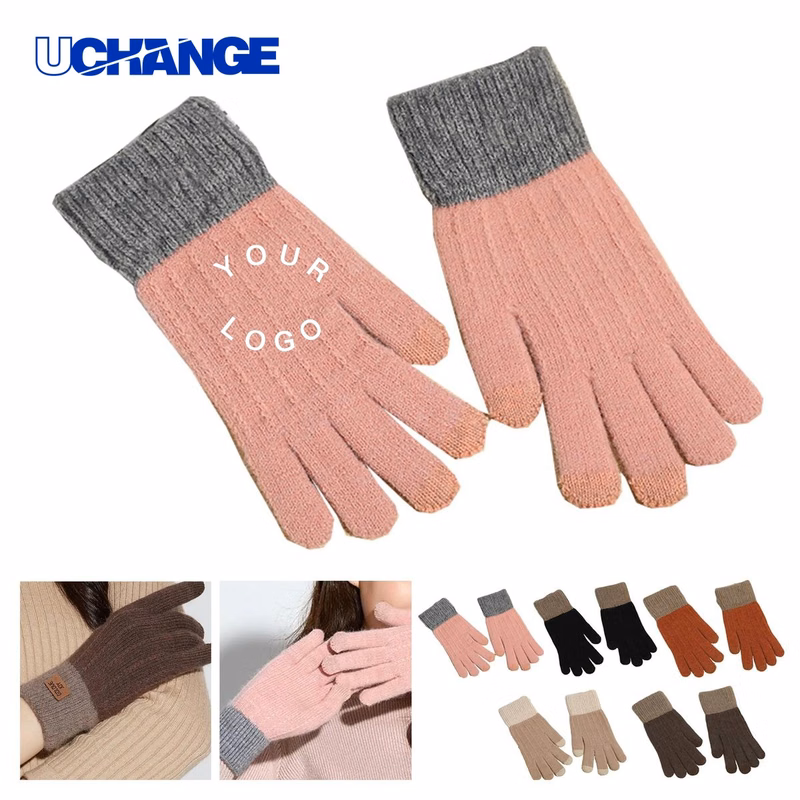 Faux Wool Touch Gloves Pair for Adults and Kids