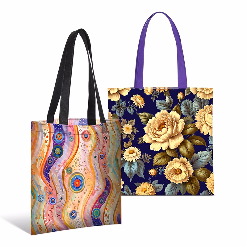 Sublimated Non Woven Tote Bag 14"X13.25"
