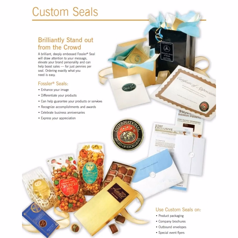 Foil seals - Round with Scalloped Edges