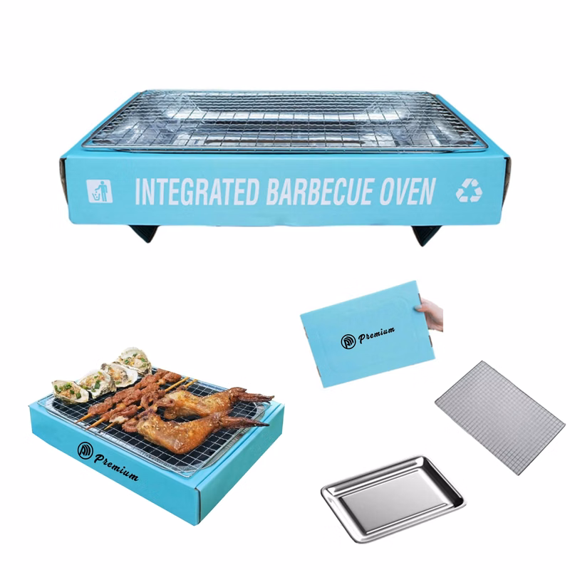 Portable Disposable Barbecue Box & Grill