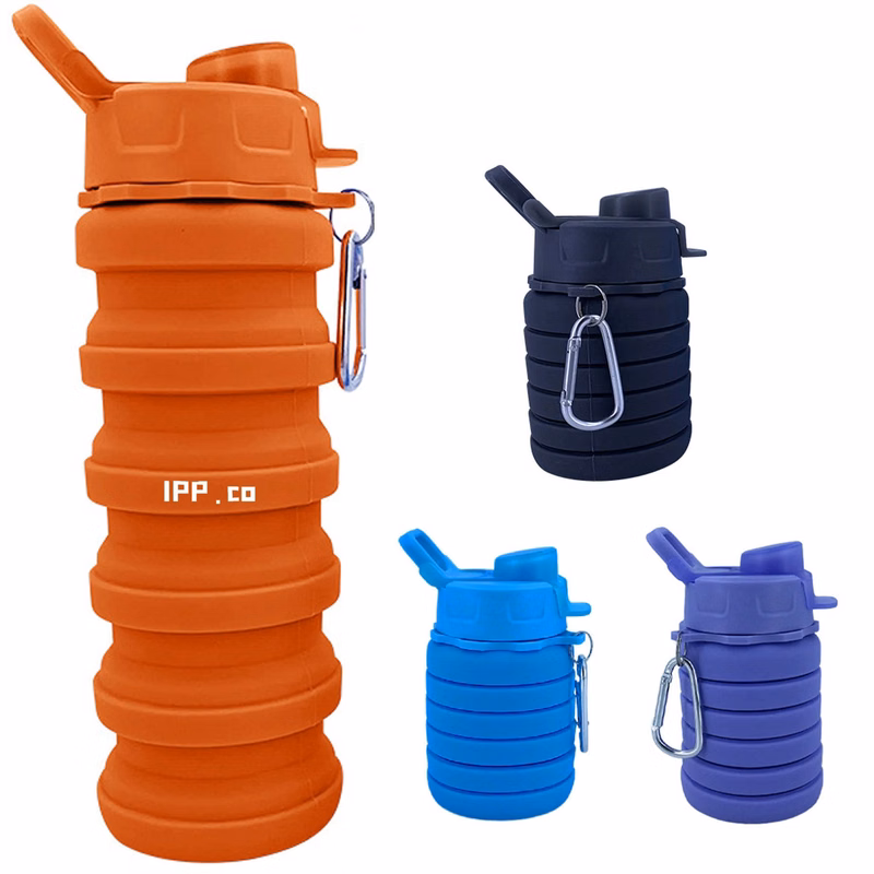 Reusable Foldable Water Bottles for Outdoor Gym Camping