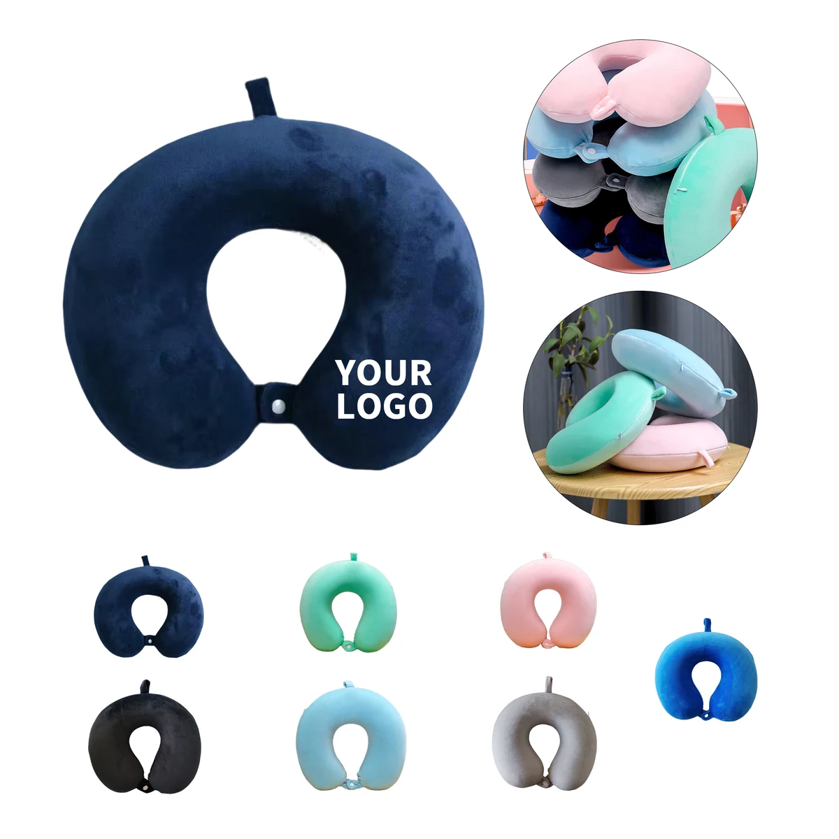 Memory Foam U Shaped Neck Support Pillow 1