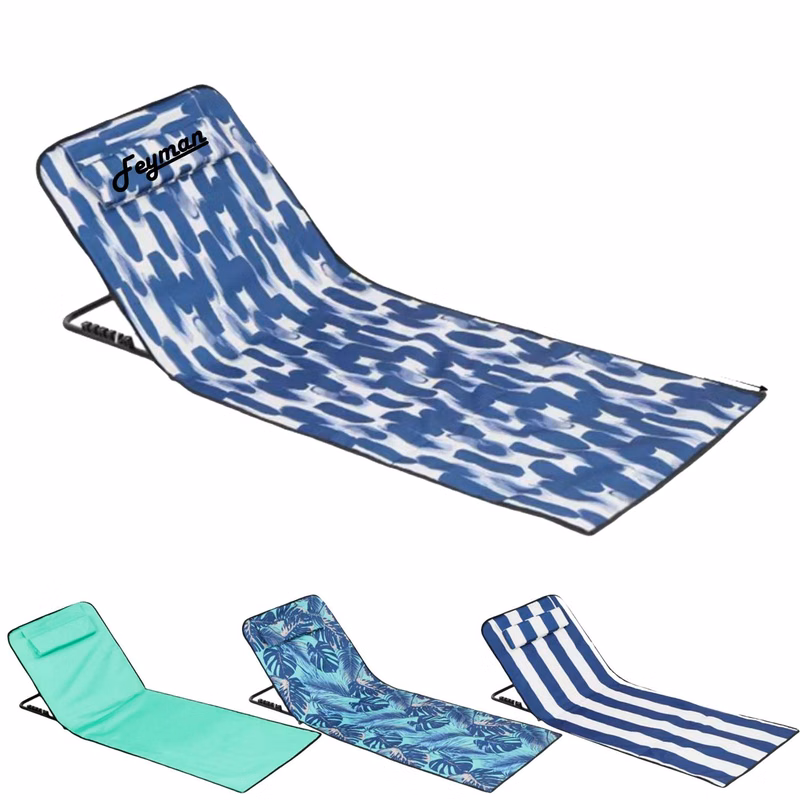 Outdoor Adjustable Folding Beach Lounge Chair