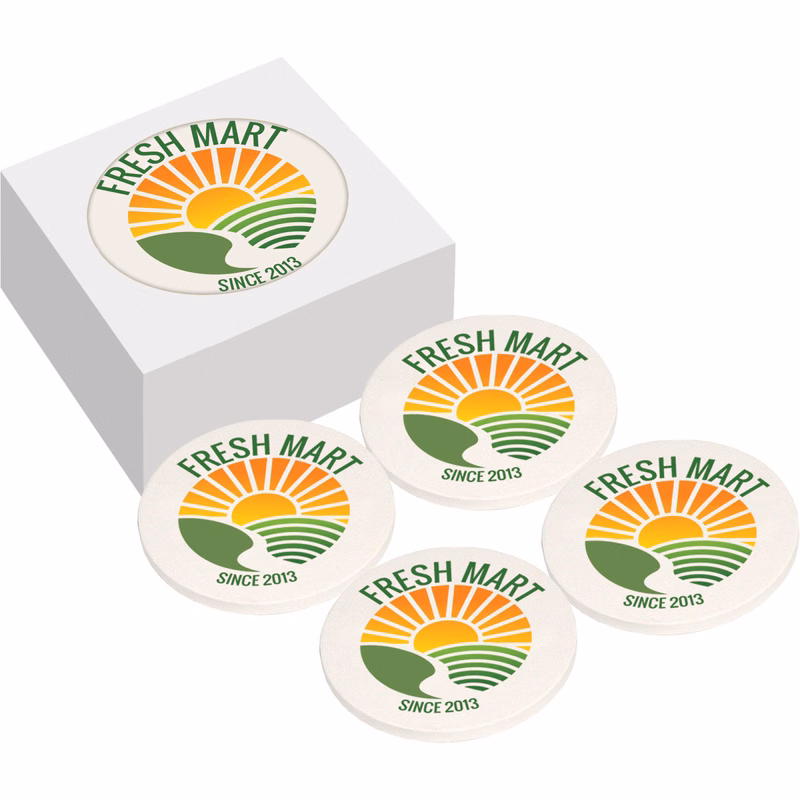 Ceramic Coaster - 4 Coaster Set
