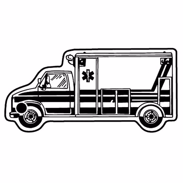 Ambulance 3 Key Tag - Spot Color