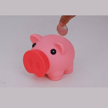 RUBBER PIGGY BANK