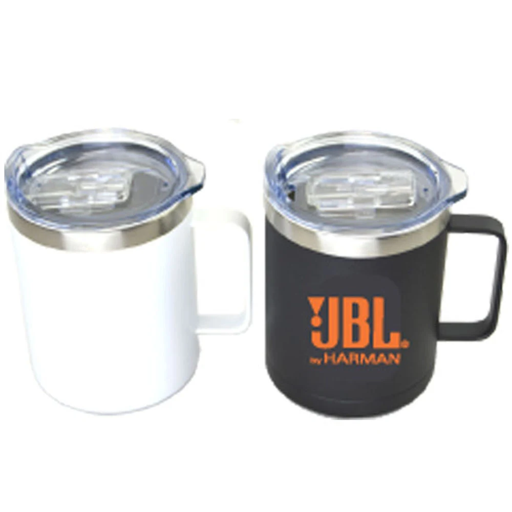14 Oz Camp Vacuum Insulated Mug with Lids and Matte Finish 1
