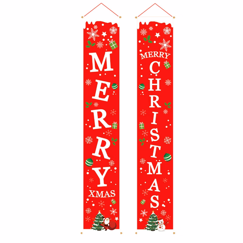 Christmas Letters Door Curtain