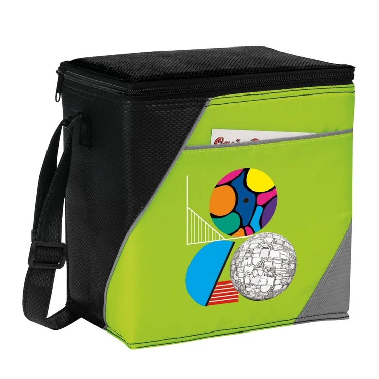 8 Pack Color Block Cooler Bag 1