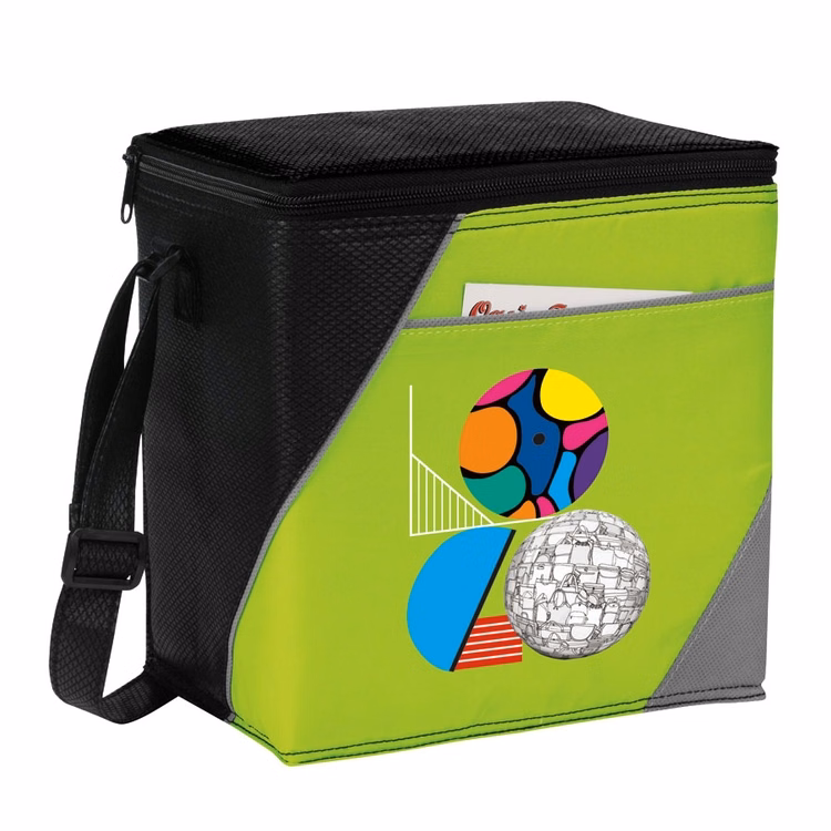 8 Pack Color Block Cooler Bag