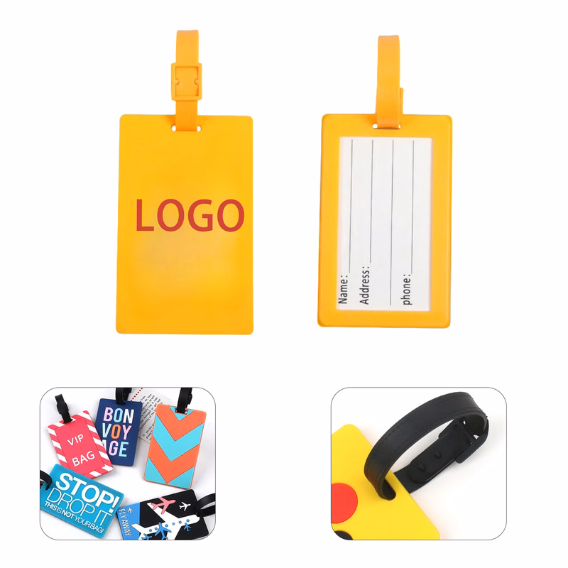 Soft PVC Promotional Luggage Tag