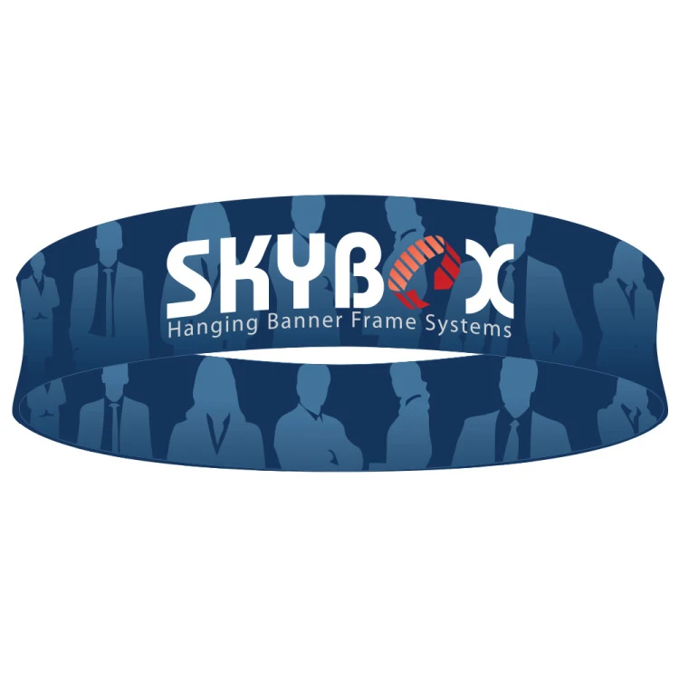 Hanging Banners (Circle) 60in H; 15ft D In/Out graphics 1