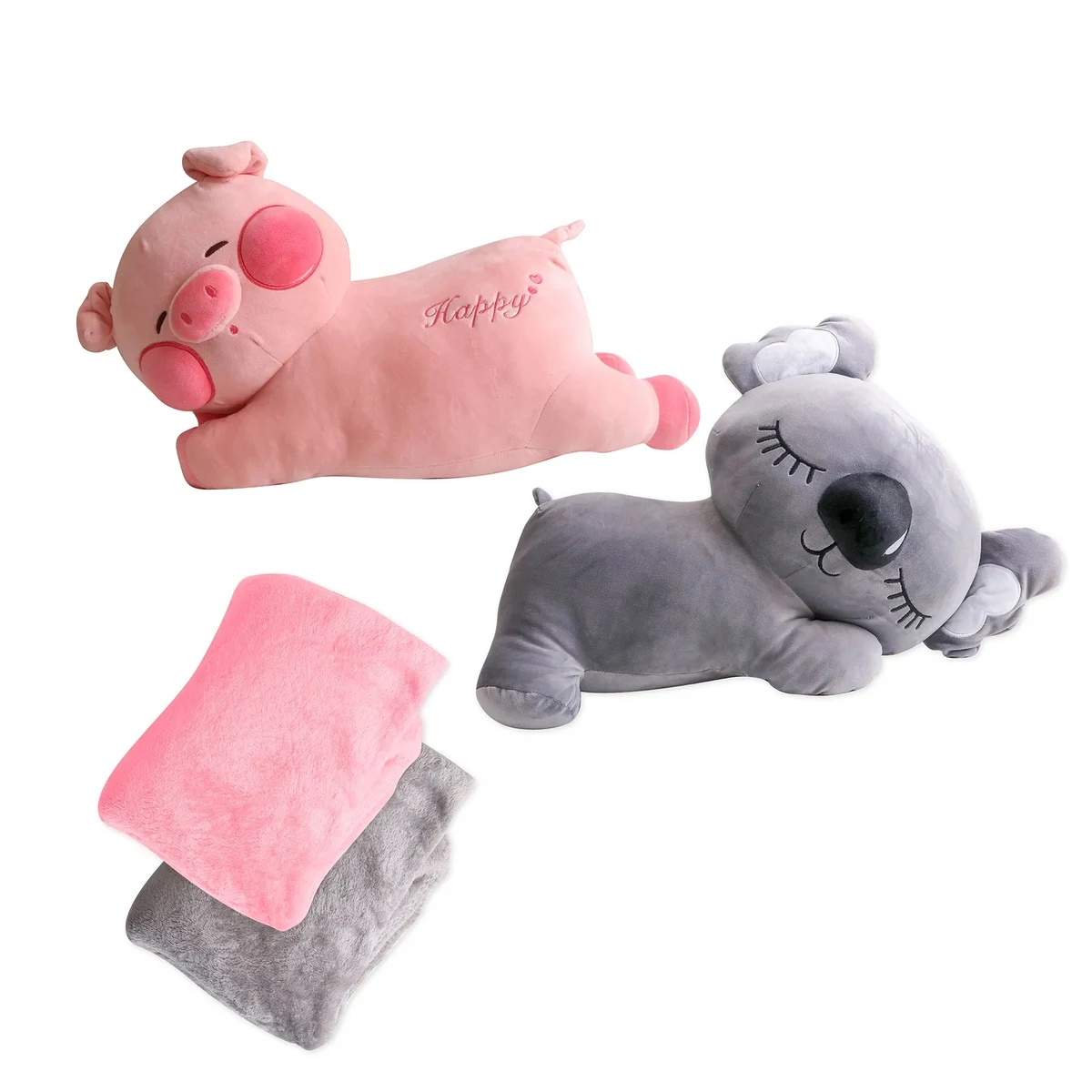 Animal Plush Toy with Blanket 1