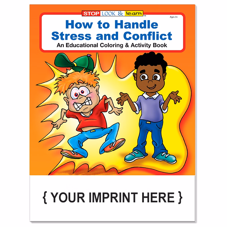 COLORING BOOK - How to Handle Stress and Conflict Coloring & Activity Book