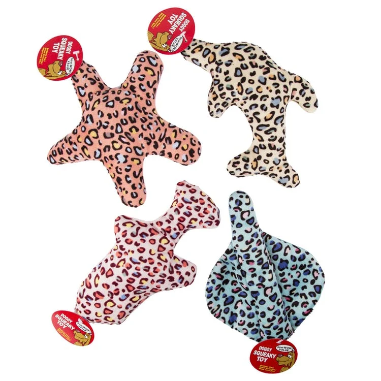 Dog Plush Toys - Cheetah Printed Fish 1