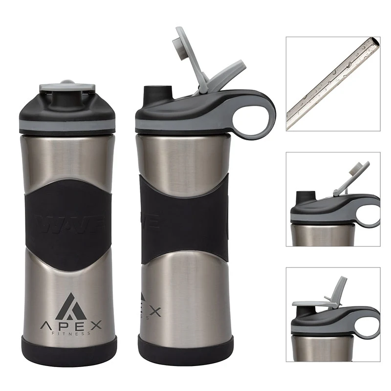 Wave® My Wave 20oz. Double Wall Stainless Steel Water Bottle w/ Copper Lining 1