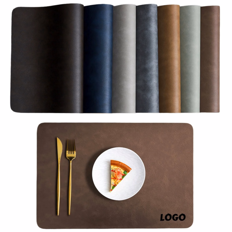 Double Sided Leather Placemat Waterproof
