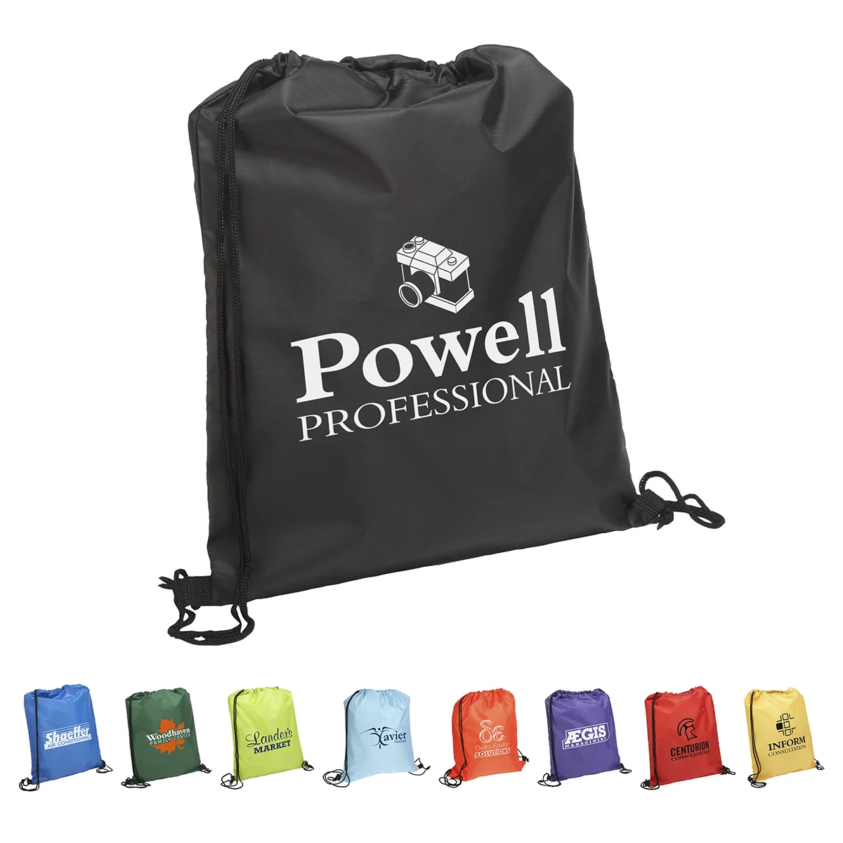 Quick Sling Polyester Budget Drawstring Bag 1
